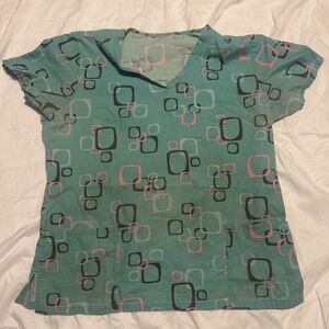 Turquoise Scrub Top – Bright & Comfortable Medical Shirt